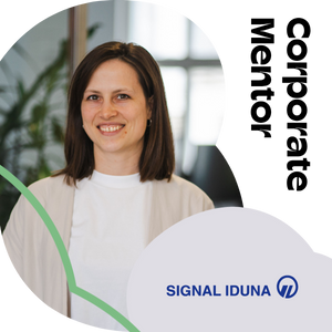 Christina Schlüter (Foto) ist Senior Innovation Manager im Innovation Hubs der SIGNAL IDUNA sowie Mentorin im innoclub